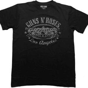 Guns N Roses - La Logo Diamante Uni Bl    S in der Gruppe MERCHANDISE / T-shirt / Hårdrock bei Bengans Skivbutik AB (5542249r)