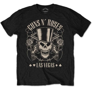 Guns N Roses - Top Hat Skull & Pistols Lv Uni Bl    S in der Gruppe MERCHANDISE / T-shirt / Hårdrock bei Bengans Skivbutik AB (5542270r)