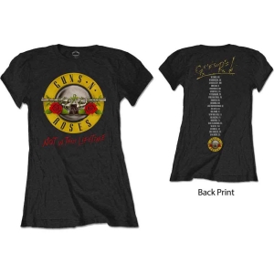 Guns N Roses - Not In This Lifetime Tour Lady Bl    S in der Gruppe MERCHANDISE / T-shirt / Hårdrock bei Bengans Skivbutik AB (5542276r)
