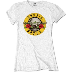 Guns N Roses - Packaged Classic Logo Lady Wht    S in der Gruppe MERCHANDISE / T-shirt / Hårdrock bei Bengans Skivbutik AB (5542315r)