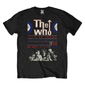 The Who - Live At Leeds '70 Uni Bl Eco    S in der Gruppe MERCHANDISE / T-shirt / Pop-Rock bei Bengans Skivbutik AB (5542573r)