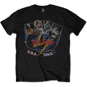 The Who - Vtge Usa Tour Uni Bl    S in der Gruppe MERCHANDISE / T-shirt / Pop-Rock bei Bengans Skivbutik AB (5542604r)