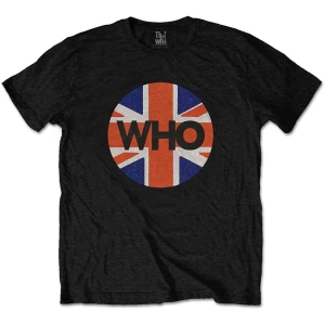 The Who - Union Jack Circle Uni Bl    S in der Gruppe MERCHANDISE / T-shirt / Pop-Rock bei Bengans Skivbutik AB (5542609r)