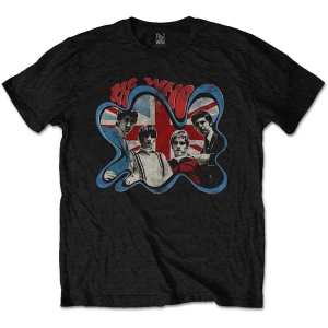 The Who - Groovy Border Uni Bl    S in der Gruppe MERCHANDISE / T-shirt / Pop-Rock bei Bengans Skivbutik AB (5542610r)