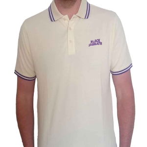 Black Sabbath - Wavy Logo Uni Natrl Piké:  in der Gruppe MERCHANDISE / T-shirt / Hårdrock bei Bengans Skivbutik AB (5542815r)