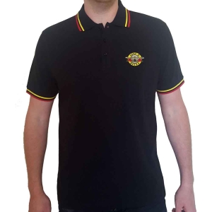 Guns N Roses - Classic Logo Uni Bl Piké:  in der Gruppe MERCHANDISE / T-shirt / Hårdrock bei Bengans Skivbutik AB (5542816r)
