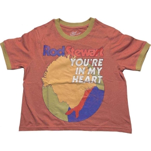 Rod Stewart - In My Heart Ringer Lady Orange Crop Top: in der Gruppe MERCHANDISE / T-shirt / Pop-Rock bei Bengans Skivbutik AB (5543179r)