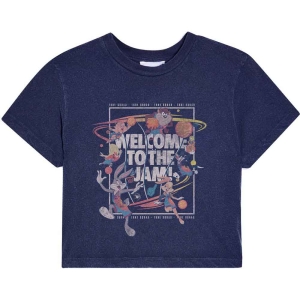 Space Jam 2 - Welcome To The Jam Lady Navy Crop Top:  in der Gruppe Merchandise bei Bengans Skivbutik AB (5543182r)