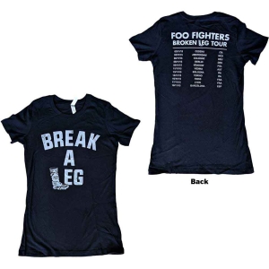 Foo Fighters - Break A Leg Lady Bl (S) in der Gruppe -Start Tshirt bei Bengans Skivbutik AB (5543707)