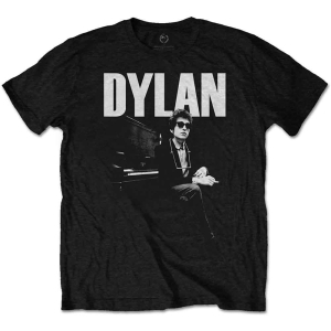 Bob Dylan - At Piano Uni Bl in der Gruppe MERCHANDISE / T-shirt / Pop-Rock bei Bengans Skivbutik AB (5543900r)