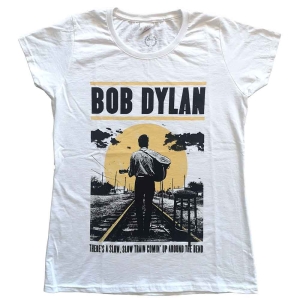 Bob Dylan - Slow Train Lady Wht in der Gruppe MERCHANDISE / T-shirt / Pop-Rock bei Bengans Skivbutik AB (5543901r)