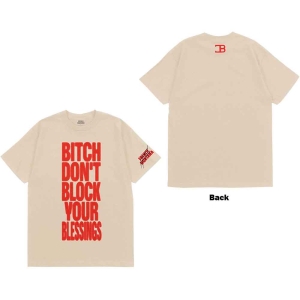 French Montana - Don't Block Your Blessings Uni Natrl in der Gruppe MERCHANDISE / T-shirt / Pop-Rock bei Bengans Skivbutik AB (5543988r)