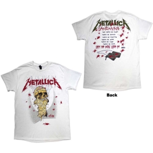 Metallica - One Landmine Uni Wht in der Gruppe MERCHANDISE / T-shirt / Hårdrock bei Bengans Skivbutik AB (5544774)