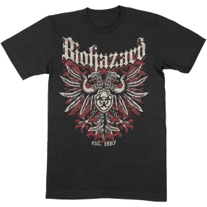 Biohazard - Biohazard Crest Uni Bl  in der Gruppe MERCHANDISE / T-shirt / Hårdrock bei Bengans Skivbutik AB (5544794r)