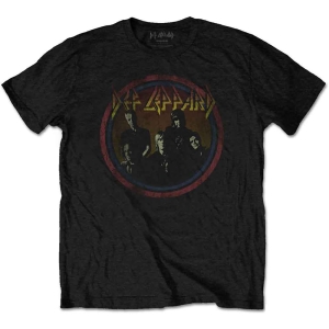 Def Leppard - Vtge Circle Uni Bl  in der Gruppe MERCHANDISE / T-shirt / Hårdrock bei Bengans Skivbutik AB (5544808r)