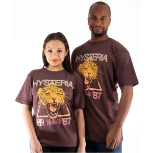Def Leppard - Hysteria World Tour Uni Brown  in der Gruppe MERCHANDISE / T-shirt / Hårdrock bei Bengans Skivbutik AB (5544814r)