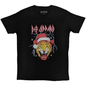 Def Leppard - Holiday Leppard Uni Bl  in der Gruppe MERCHANDISE / T-shirt / Hårdrock bei Bengans Skivbutik AB (5544818r)
