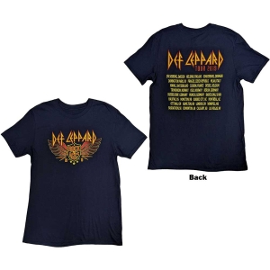 Def Leppard - Rock Of Ages Tour 2019 Navy  in der Gruppe MERCHANDISE / T-shirt / Hårdrock bei Bengans Skivbutik AB (5544828r)