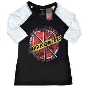 Dead Kennedys - Destroy Lady Bl/Wht Raglan:1Xs in der Gruppe MERCHANDISE / T-shirt / Punk bei Bengans Skivbutik AB (5544831r)