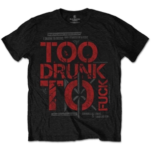 Dead Kennedys - Too Drunk Uni Bl  in der Gruppe MERCHANDISE / T-shirt / Punk bei Bengans Skivbutik AB (5544833r)