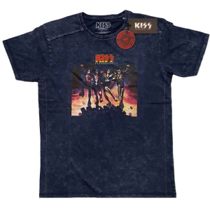 Kiss - Destroyer Snow Wash Uni Navy  in der Gruppe MERCHANDISE / T-shirt / Hårdrock bei Bengans Skivbutik AB (5544841r)
