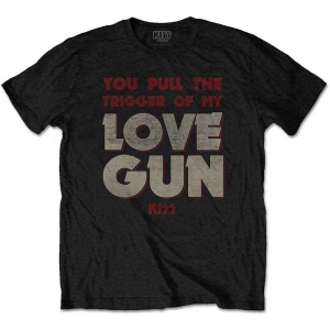 Kiss - Pull The Trigger Uni Bl  in der Gruppe MERCHANDISE / T-shirt / Hårdrock bei Bengans Skivbutik AB (5544847r)