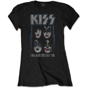 Kiss - Made For Lovin' You Lady Bl  in der Gruppe MERCHANDISE / T-shirt / Hårdrock bei Bengans Skivbutik AB (5544855r)