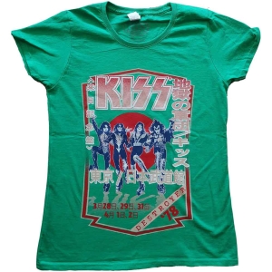 Kiss - Destroyer Tour '78 Lady Green in der Gruppe MERCHANDISE / T-shirt / Hårdrock bei Bengans Skivbutik AB (5544861r)
