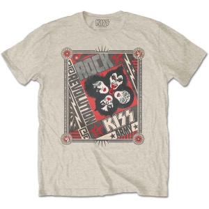 Kiss - Rock Revolution Uni Sand  in der Gruppe MERCHANDISE / T-shirt / Hårdrock bei Bengans Skivbutik AB (5544880r)