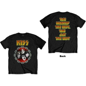 Kiss - You Wanted The Best Uni Bl  in der Gruppe MERCHANDISE / T-shirt / Hårdrock bei Bengans Skivbutik AB (5544884r)
