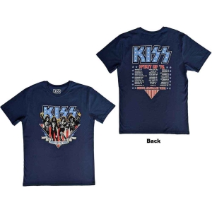 Kiss - Americana Uni Denim  in der Gruppe MERCHANDISE / T-shirt / Hårdrock bei Bengans Skivbutik AB (5544886r)
