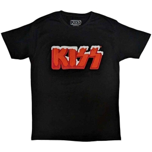 Kiss - Holiday Logo Uni Bl  in der Gruppe MERCHANDISE / T-shirt / Hårdrock bei Bengans Skivbutik AB (5544890r)