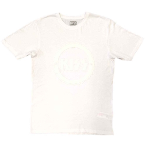 Kiss - Buzzsaw Logo Hi-Build Uni Wht  in der Gruppe MERCHANDISE / T-shirt / Hårdrock bei Bengans Skivbutik AB (5544892r)
