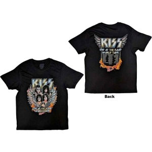 Kiss - End Of The Road Wings Uni Bl  in der Gruppe MERCHANDISE / T-shirt / Hårdrock bei Bengans Skivbutik AB (5544894r)
