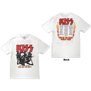 Kiss - End Of The Road Ygtb Uni Wht T-Shirt in der Gruppe UNSERE TIPPS / Neu eingetroffen Merch / Juni bei Bengans Skivbutik AB (5544898r)