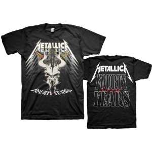 Metallica - 40Th Anniversary Forty Years Uni Bl  in der Gruppe MERCHANDISE / T-shirt / Hårdrock bei Bengans Skivbutik AB (5544928r)