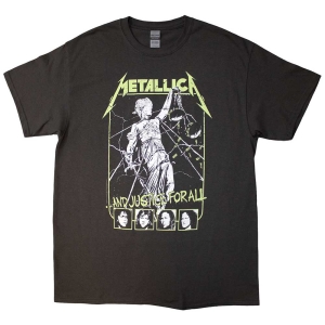 Metallica - Justice Faces Uni Char  in der Gruppe MERCHANDISE / T-shirt / Hårdrock bei Bengans Skivbutik AB (5544935r)