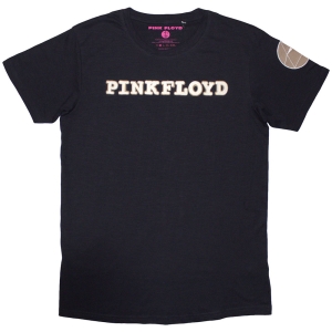 Pink Floyd - Logo & Prism App Slub Uni Navy  in der Gruppe MERCHANDISE / T-shirt / Pop-Rock bei Bengans Skivbutik AB (5545561r)