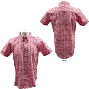 Pink Floyd - Courier Pattern Uni Pink Shirt:  S in der Gruppe MERCHANDISE / T-shirt / Pop-Rock bei Bengans Skivbutik AB (5545571r)
