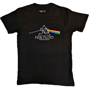 Pink Floyd - 50Th Prism Logo Uni Bl  in der Gruppe MERCHANDISE / T-shirt / Pop-Rock bei Bengans Skivbutik AB (5545619r)