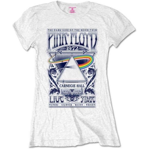 Pink Floyd - Packaged Carnegie Hall Poster Lady Wht  in der Gruppe MERCHANDISE / T-shirt / Pop-Rock bei Bengans Skivbutik AB (5545657r)