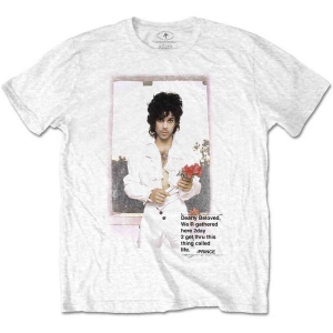 Prince - Beautiful Photo Uni Wht  in der Gruppe MERCHANDISE / T-shirt / Pop-Rock bei Bengans Skivbutik AB (5545873r)