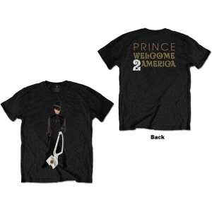 Prince - W2a White Guitar Uni Bl  in der Gruppe MERCHANDISE / T-shirt / Pop-Rock bei Bengans Skivbutik AB (5545874r)