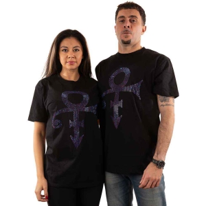 Prince - Purple Symbol Diamante Uni Bl  in der Gruppe MERCHANDISE / T-shirt / Pop-Rock bei Bengans Skivbutik AB (5545881r)