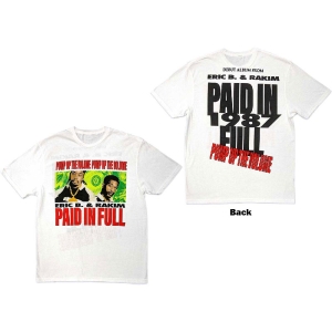 Eric B. & Rakim - Pump Up The Volume Uni Wht  in der Gruppe MERCHANDISE / T-shirt / Hip Hop-Rap bei Bengans Skivbutik AB (5546035r)