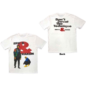 Eric B. & Rakim - Don't Sweat Uni Wht  in der Gruppe MERCHANDISE / T-shirt / Hip Hop-Rap bei Bengans Skivbutik AB (5546037r)