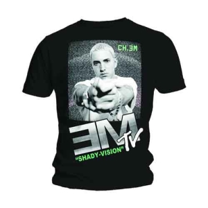 Eminem - Em Tv Uni Bl  in der Gruppe MERCHANDISE / T-shirt / Hip Hop-Rap bei Bengans Skivbutik AB (5546043r)