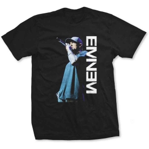 Eminem - Mic Pose Lady Bl  in der Gruppe MERCHANDISE / T-shirt / Hip Hop-Rap bei Bengans Skivbutik AB (5546048r)