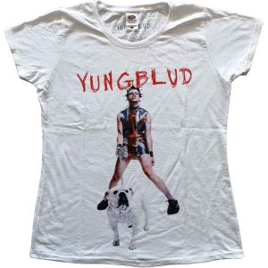 Yungblud - Strawberry Lipstick Lady Wht in der Gruppe MERCHANDISE / T-shirt / Pop-Rock bei Bengans Skivbutik AB (5546198r)