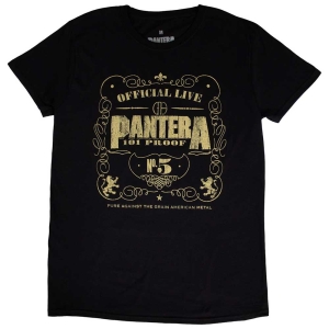 Pantera - 101 Proof Uni Bl  in der Gruppe MERCHANDISE / T-shirt / Hårdrock bei Bengans Skivbutik AB (5546637r)